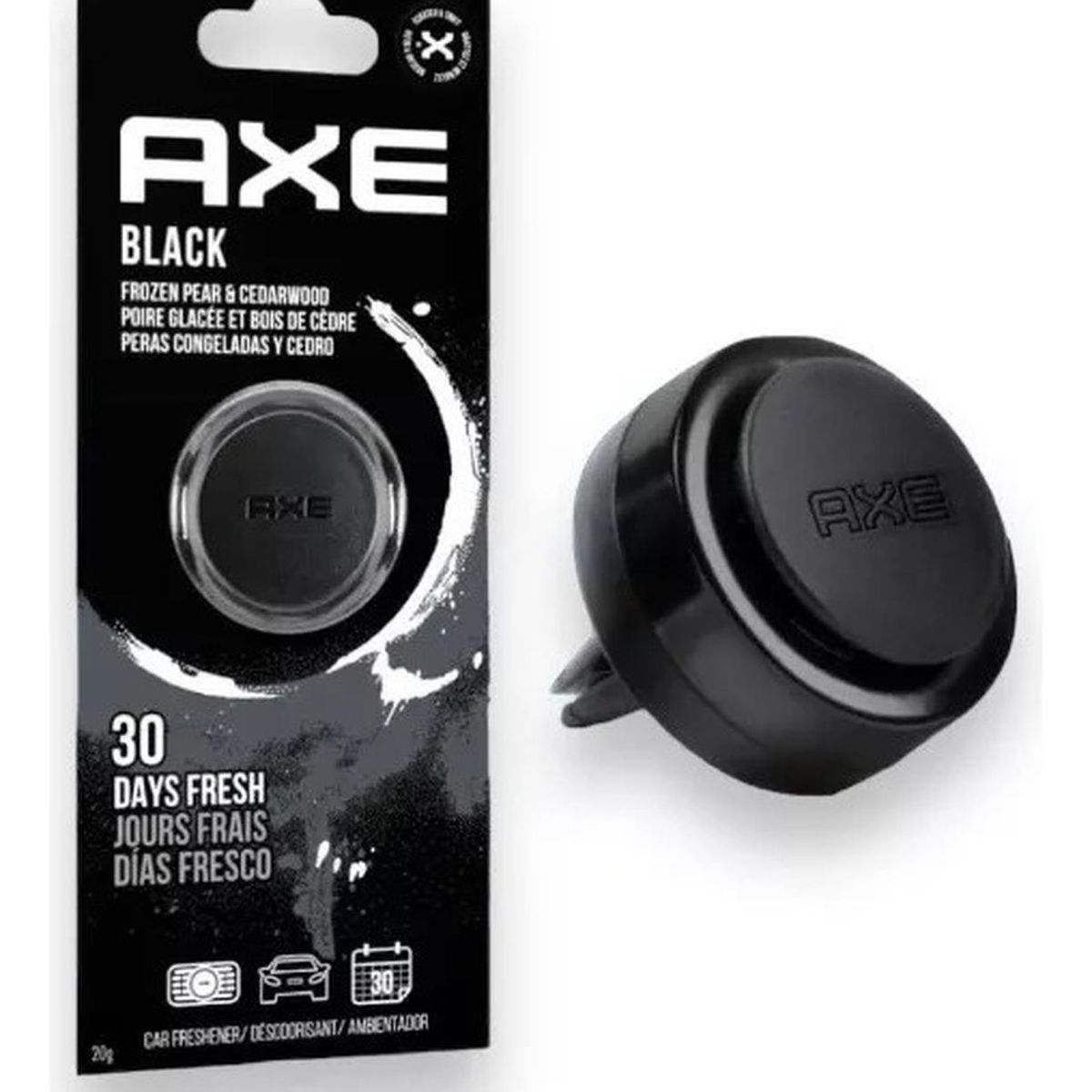AXE - Aromatizante Para Autos Axe Rejilla Black 19gr