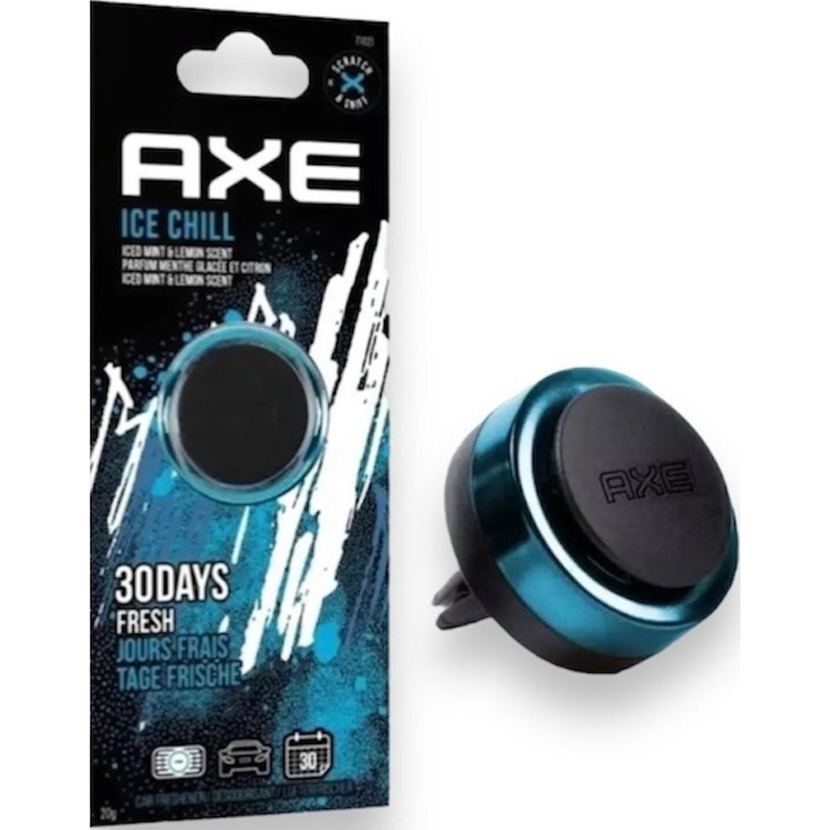 AXE - Aromatizante Para Autos Axe Rejilla Ice 19gr