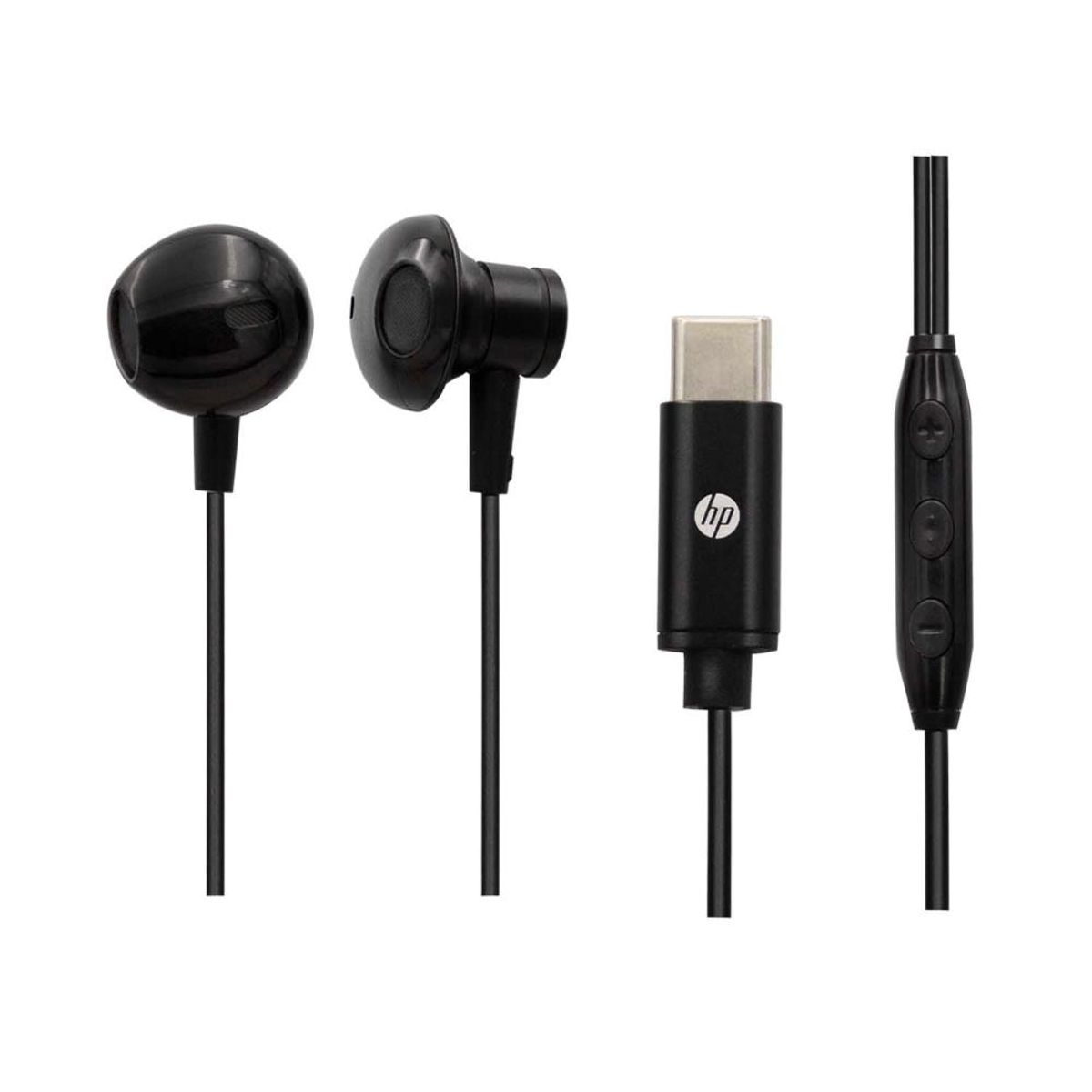 HP - AUDÍFONOS MANOS LIBRES HP IN EAR DHH-1126 TYPE C NEGRO