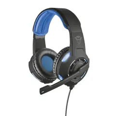 TRUST - Audífonos Gamer Led Azul Sonido 7.1 Gxt 350 Radius - PS