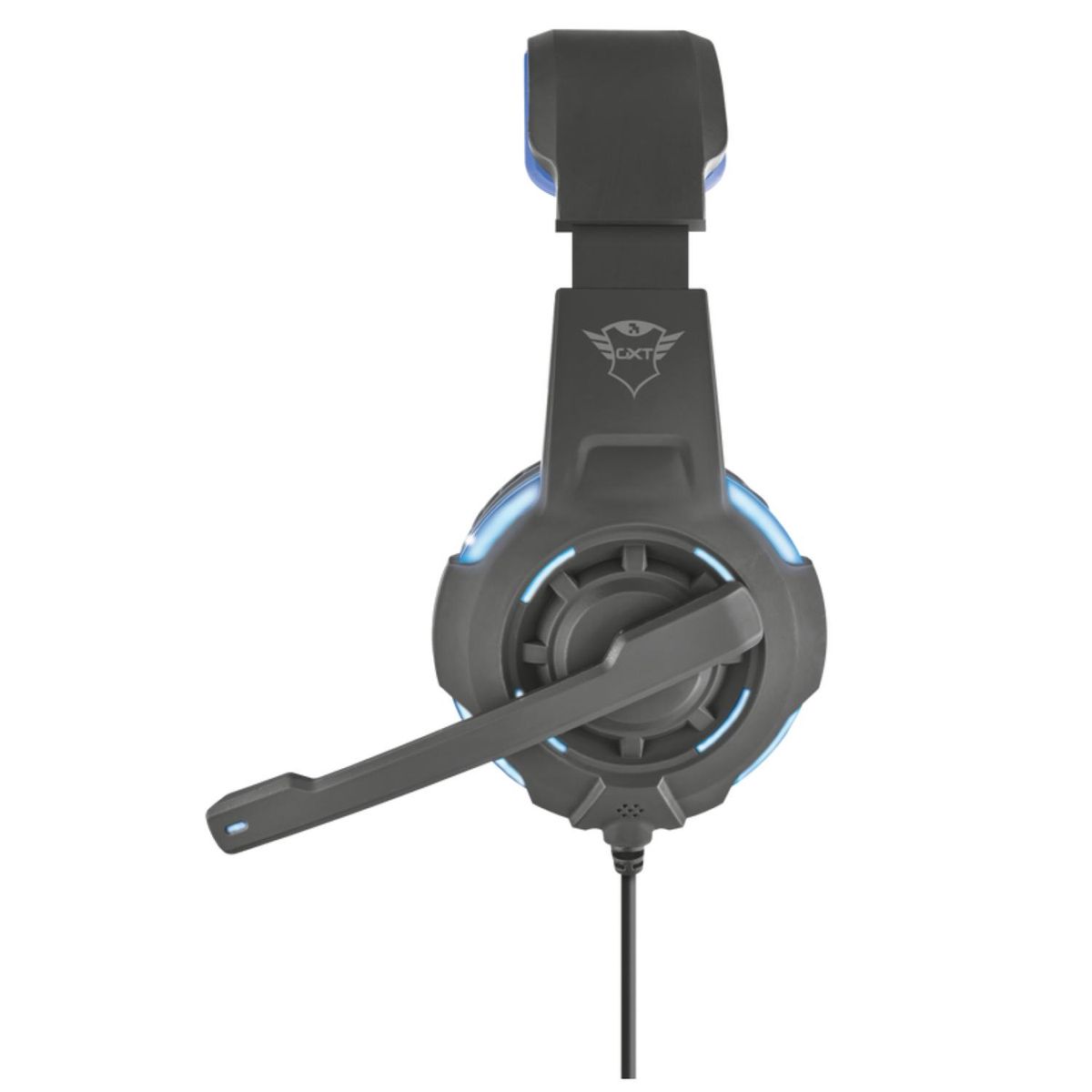 TRUST - Audífonos Gamer Led Azul Sonido 7.1 Gxt 350 Radius - PS