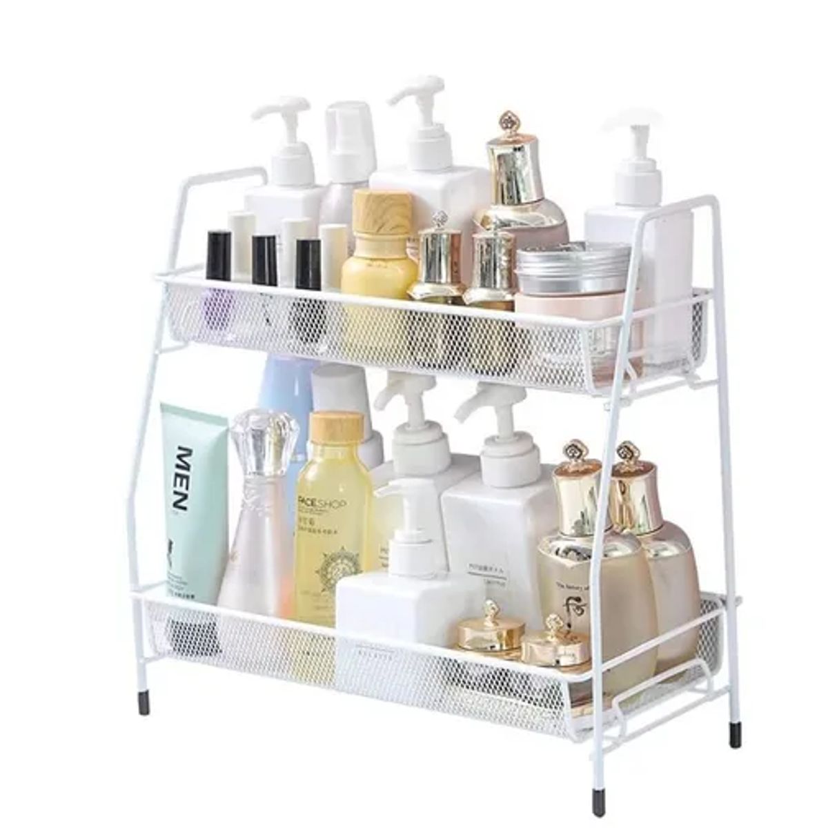 GENERICO - Organizador Doble Estante De Mesada Cocina Lavadero Baño