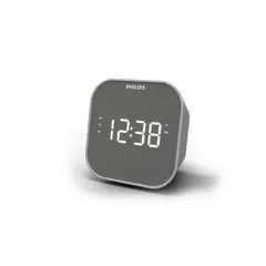 PHILIPS - Radio Reloj Carga USB Y Alarma Dual 4000 Series - PS