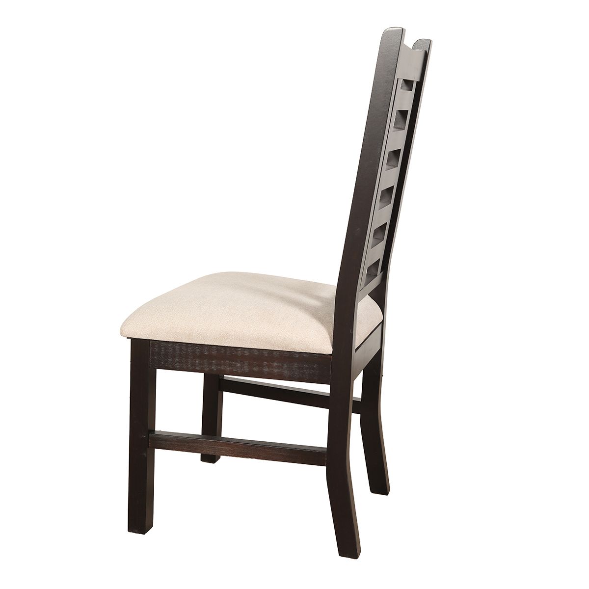 BETA NATIVA - Pack 2 sillas de comedor  Martina color  negro wengue