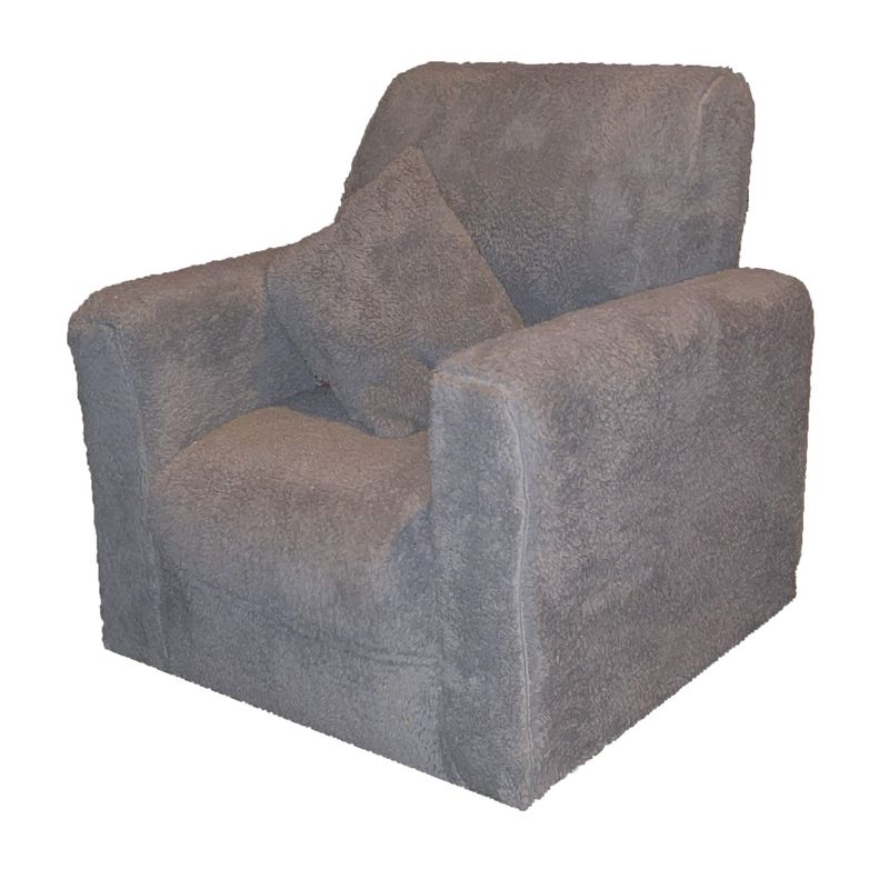 MUEBLES HVM - Sofa Infantil Gris Corderito Tomas