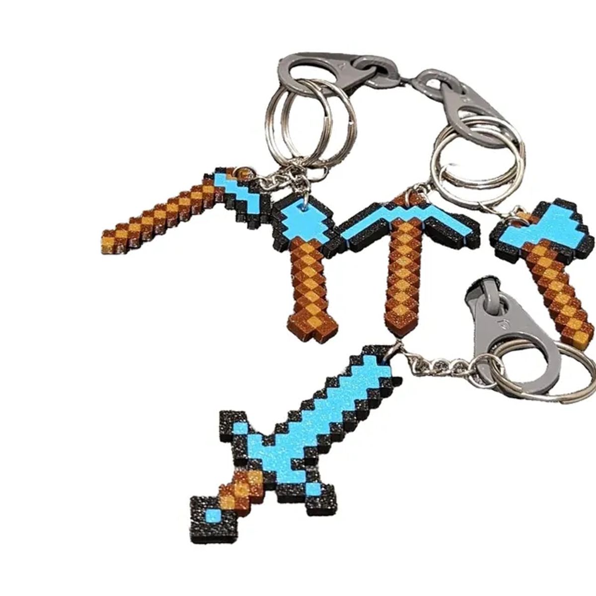 GENERICO - Llavero 5 unidades - Minecraft