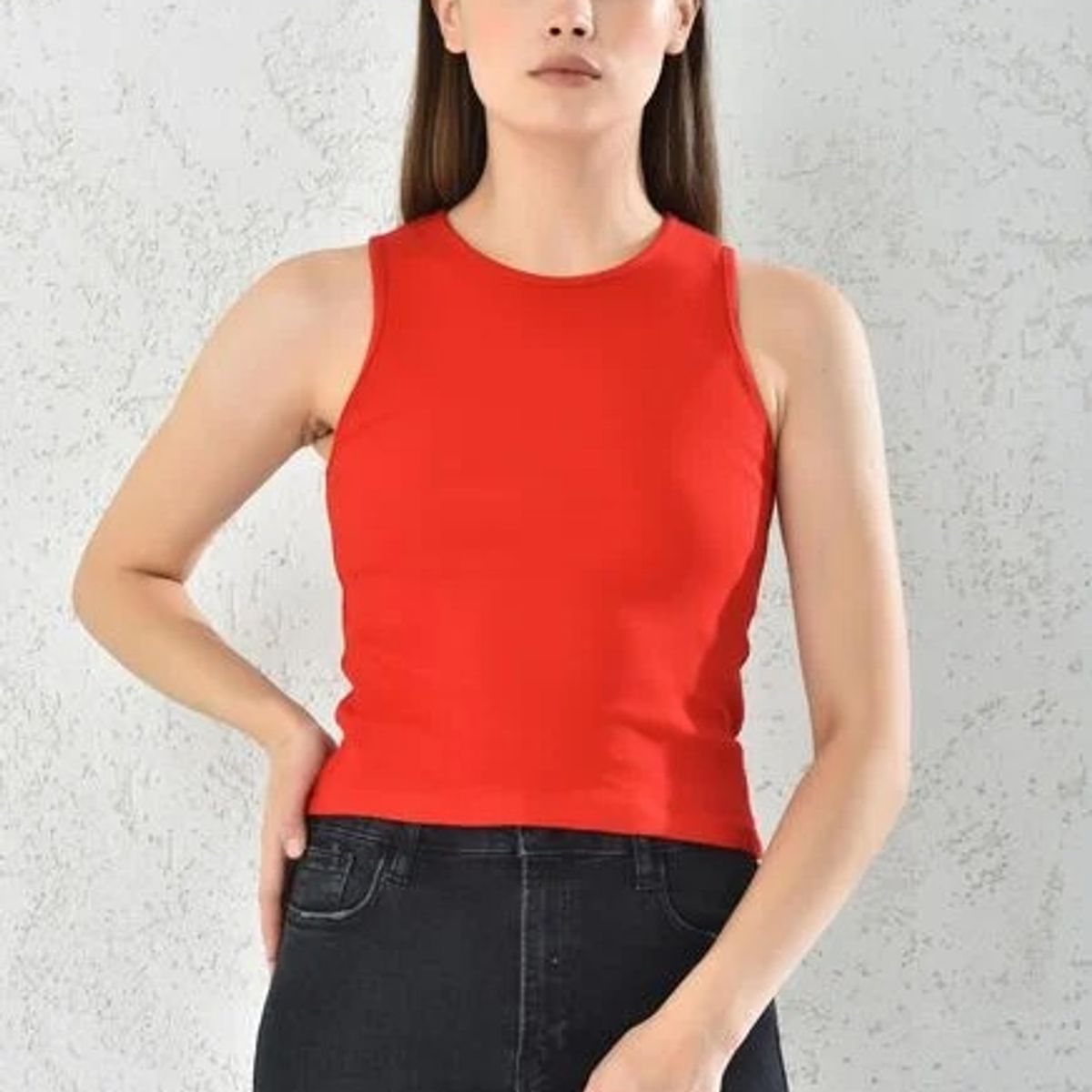 MROTTO - Top Sin Mangas De Mujer En Colores Básicos  Algodón Elasticado