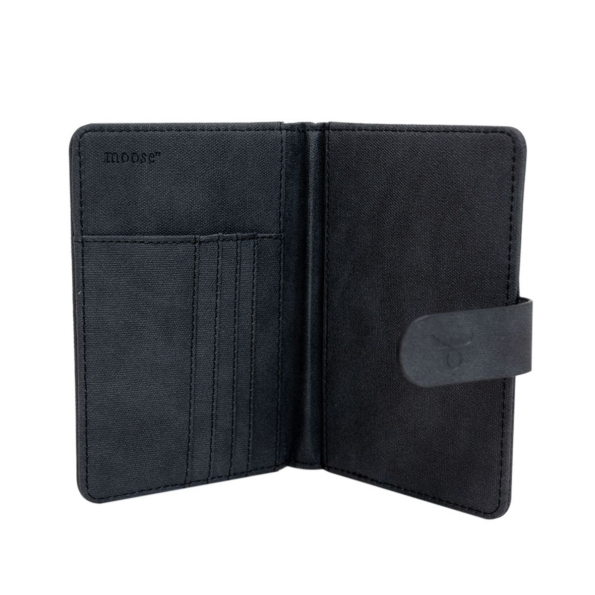 MOOSE - PORTA PASAPORTE NEGRO MOOSE