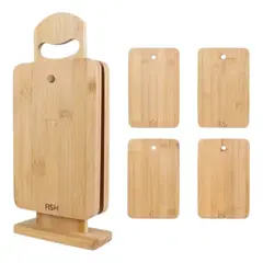 GENERICO - Set 4 Tablas De Picar Con Soporte