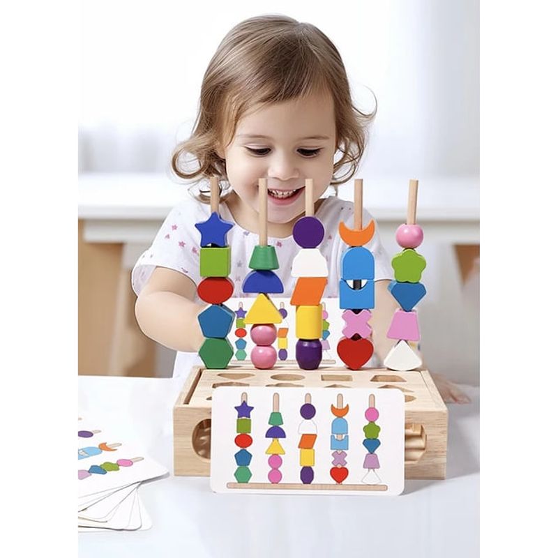 GENERICO - Juguete Juego Caja Madera Rompecabezas Didáctico