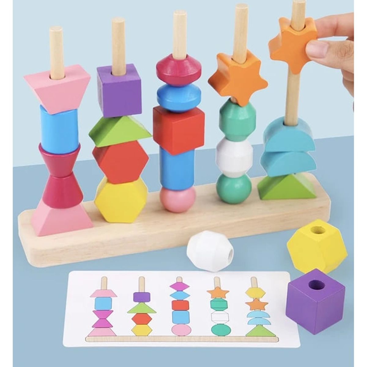 GENERICO - Juguete Juego Madera Rompecabezas Didáctico