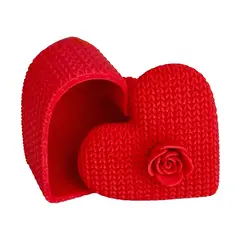 GENERICO - Joyero Corazón Estilo tejido