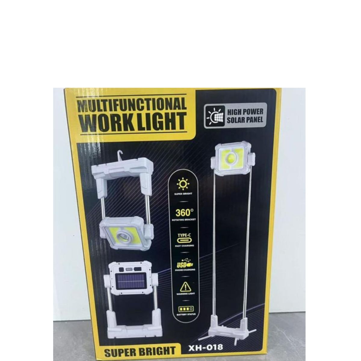 GENERICO - Luz De Trabajo Funcional Panel Solar Alta Potencia SKUTN
