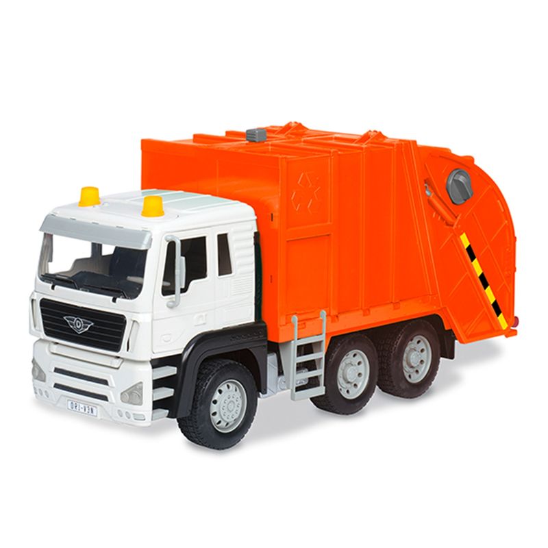 DRIVEN BY BATTAT - Caramba Camion De Reciclaje Grande (Naranjo) Driven By Battat