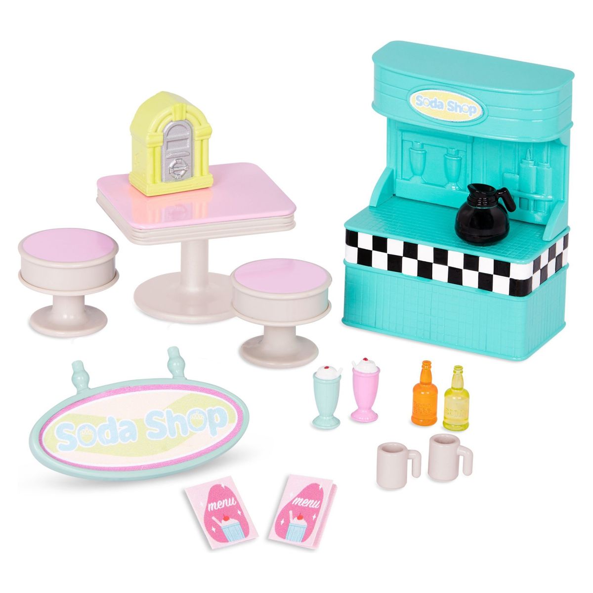 LI'L WOODZEZ - Set Accesorios Tienda De Bebidas Li'l Woodzez