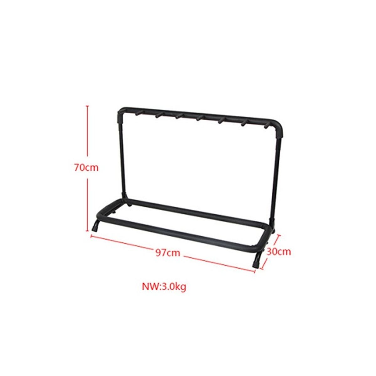 GENERICO - Atril para 7 Guitarras soporte