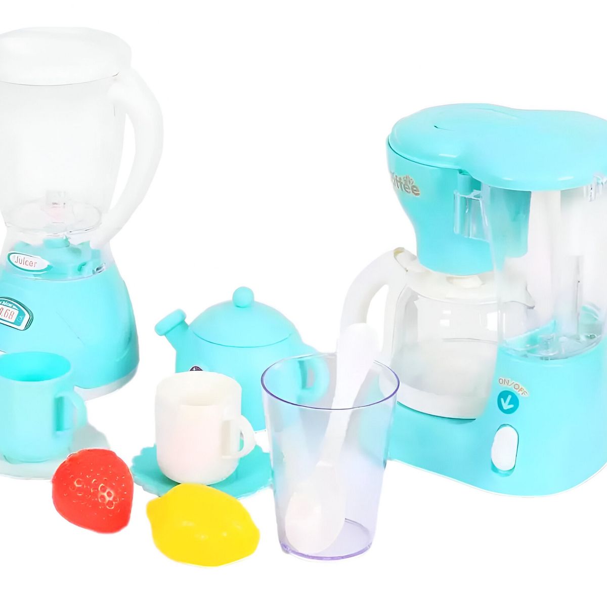 GENERICO - Set De Juguete Cocina Juguera Tazas Cafetera Tetera