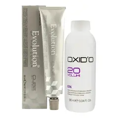 NO LOGO - Tintura Evolution 60ml+Activador 90ml 11.13 rubio platino ceniza dorad
