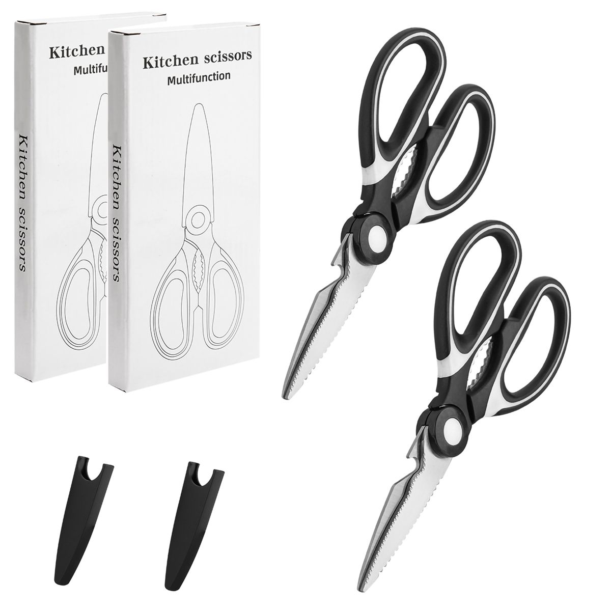 GENERICO - 2pcs Tijeras De Cocina Multifunción Tijera Para Cortar Pollo