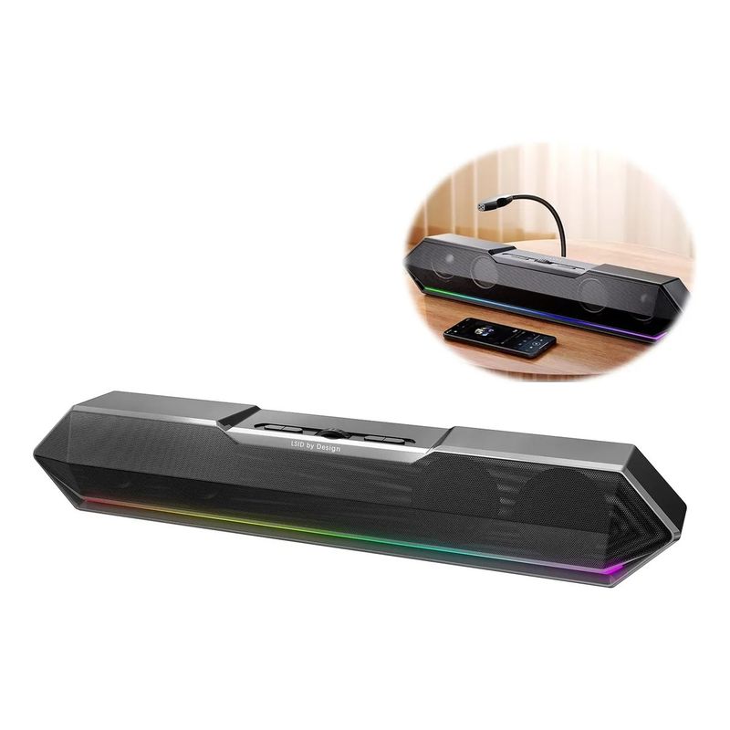 CASTLEN - Bocina Subwoofer Altavoz Portátil Bluetooth 5.3 Micrófono