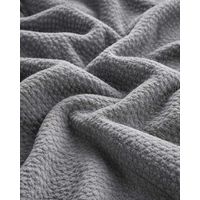 FRAZADA CON CHIPORRO 2 PLAZA 200X230cm Gris