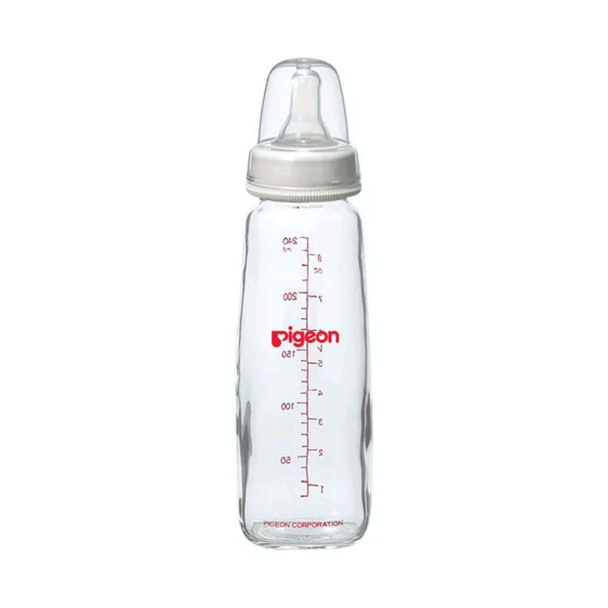 PIGEON - Mamadera Vidrio 240Ml Flexible Edad6+m Pigeon