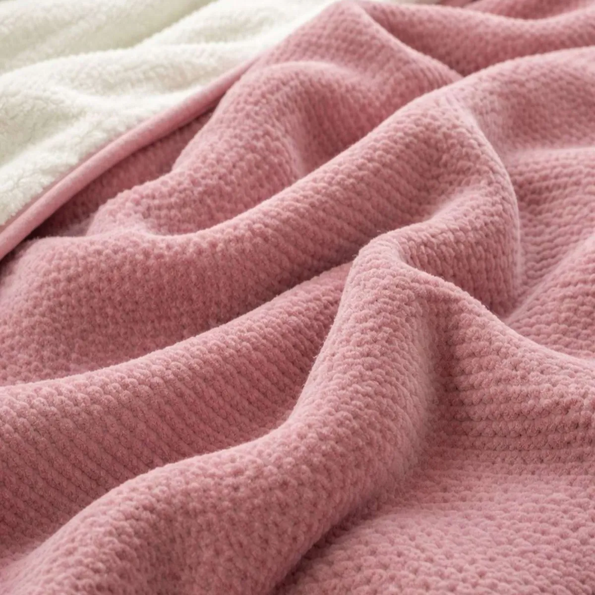 GENERICO - FRAZADA CON CHIPORRO KING 230X250cm Rosa