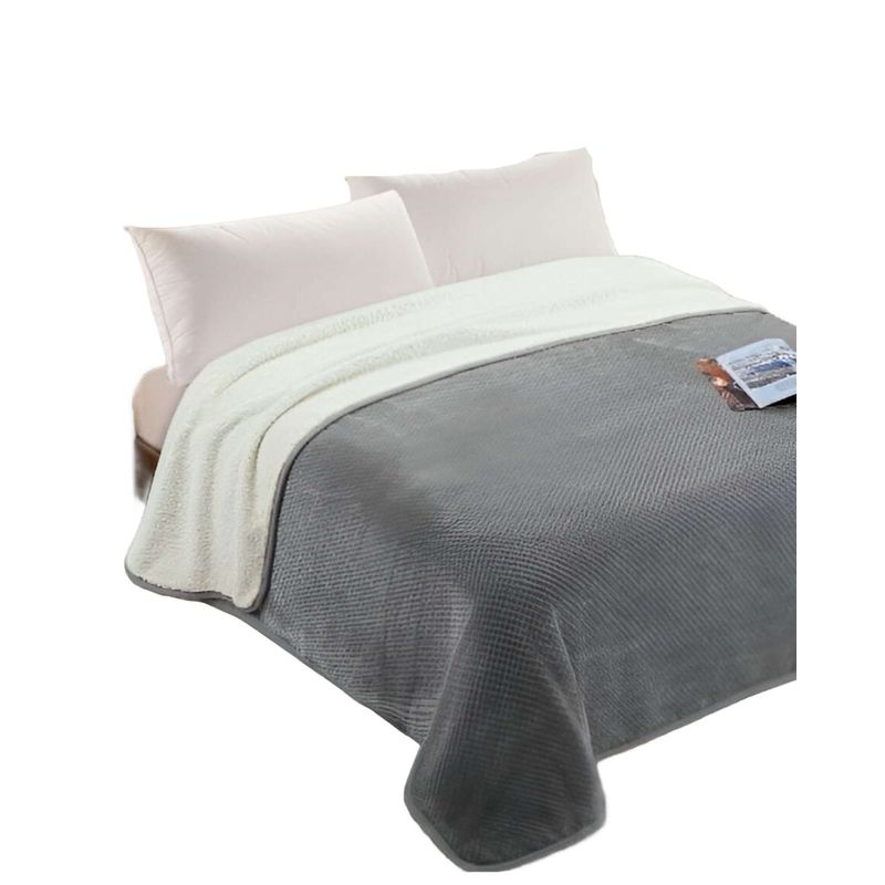 GENERICO - FRAZADAS ELEGANTES  KING 230X250 Gris
