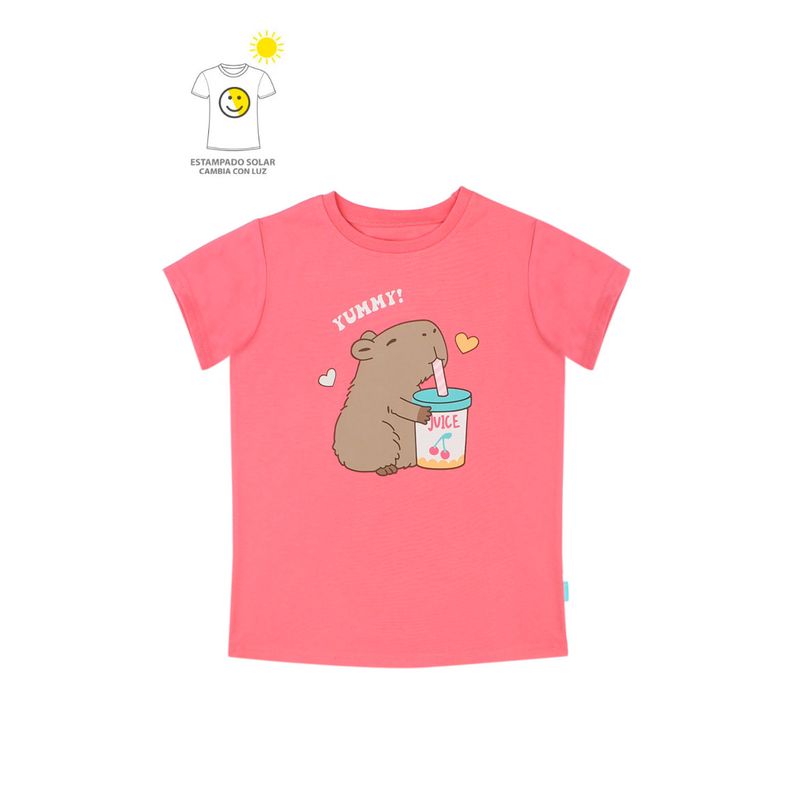 FICCUS - Polera Niña Power Light 2610795 Coral