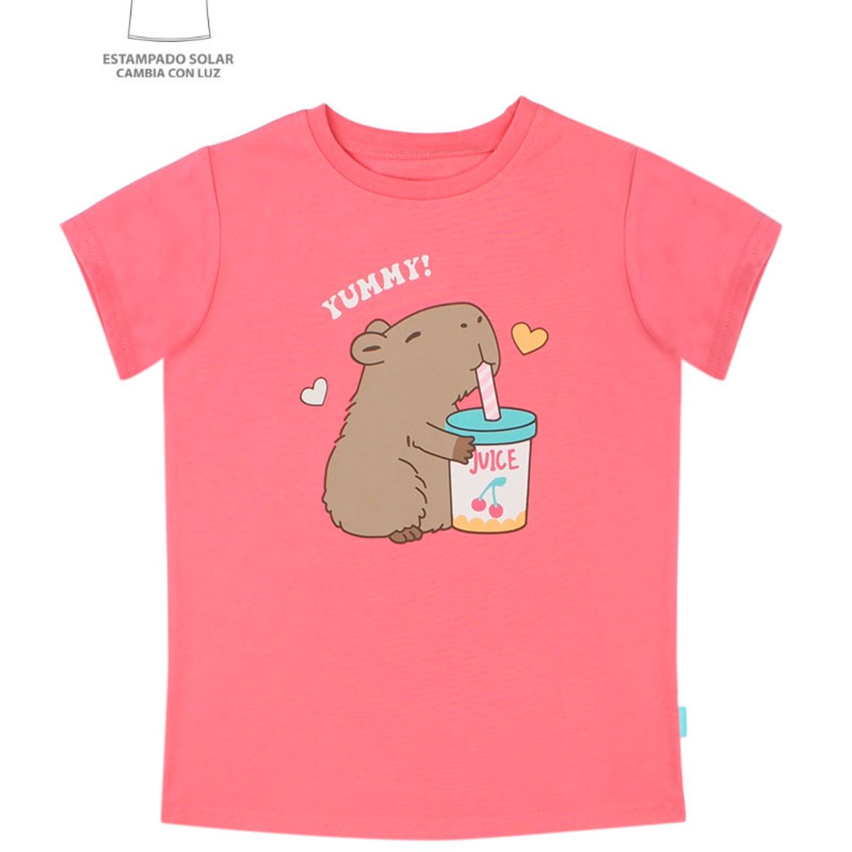 FICCUS - Polera Niña Power Light 2610795 Coral