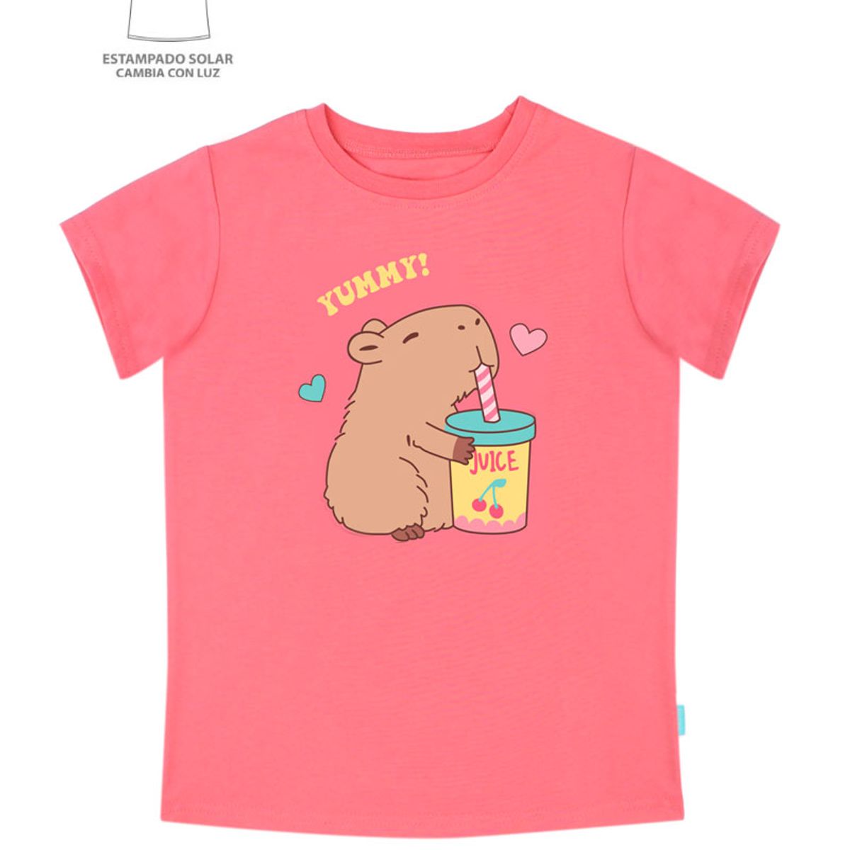 FICCUS - Polera Niña Power Light 2610795 Coral