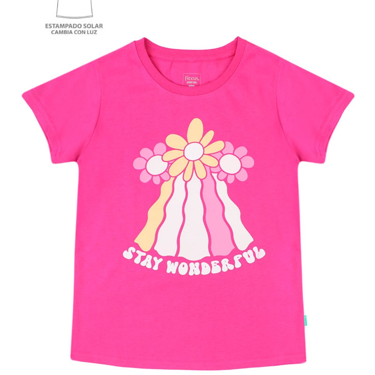 FICCUS - Polera Niña Power Light 2610799 Fucsia