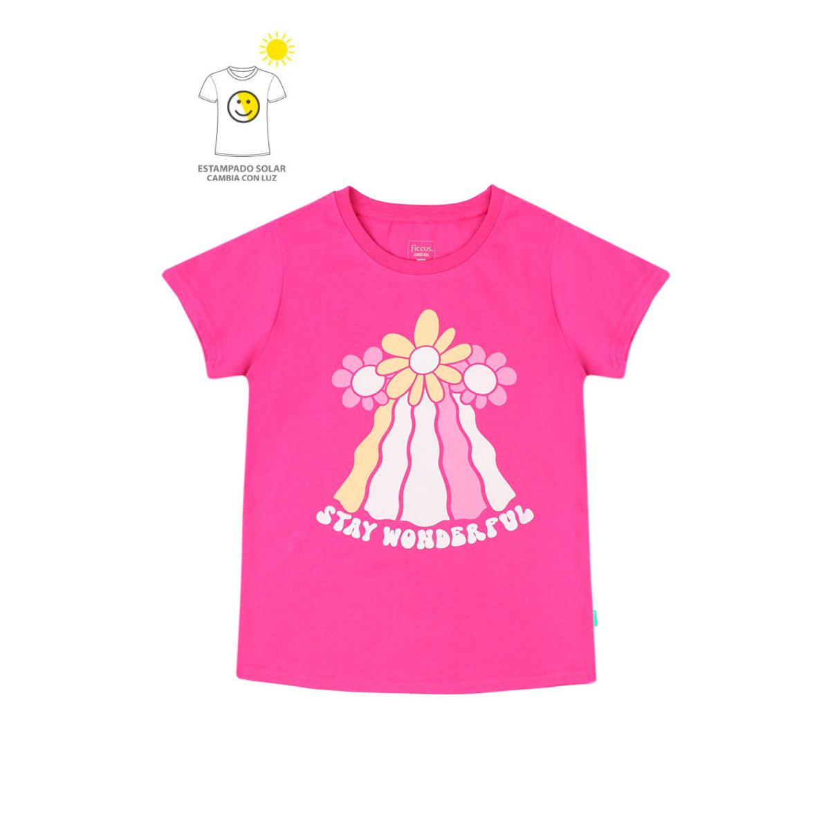 FICCUS - Polera Niña Power Light 2610799 Fucsia