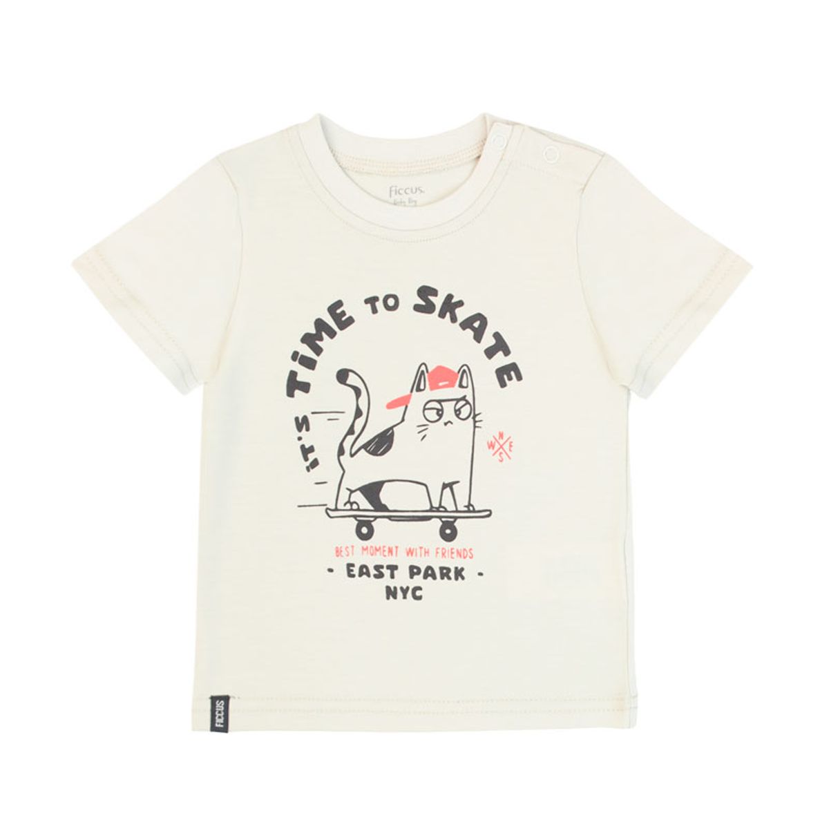 FICCUS - Polera Niño Day To Day 2610691 Beige Ficcus