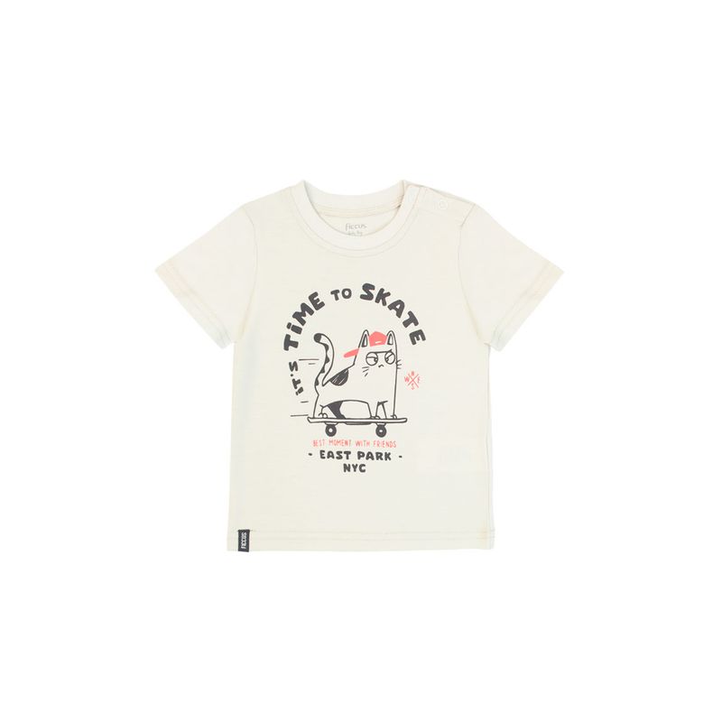 FICCUS - Polera Niño Day To Day 2610691 Beige Ficcus
