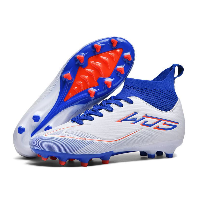 DANWEILE - Zapatillas de entrenamiento AG con tacos largosadolescente - Blanco