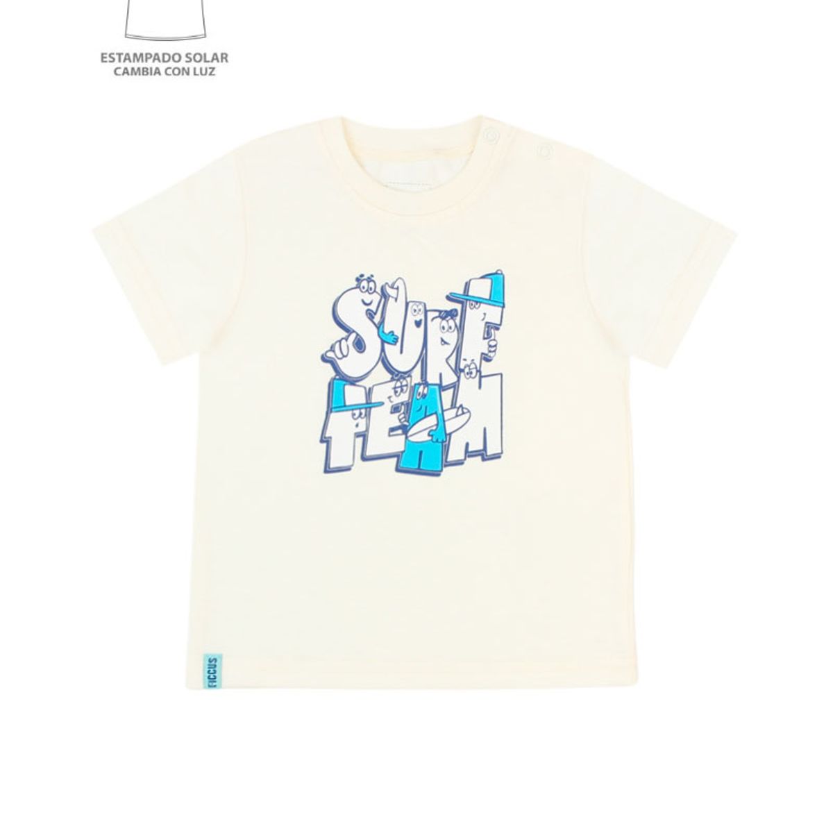 FICCUS - Polera Niño Day To Day 2610691 Beige Ficcus