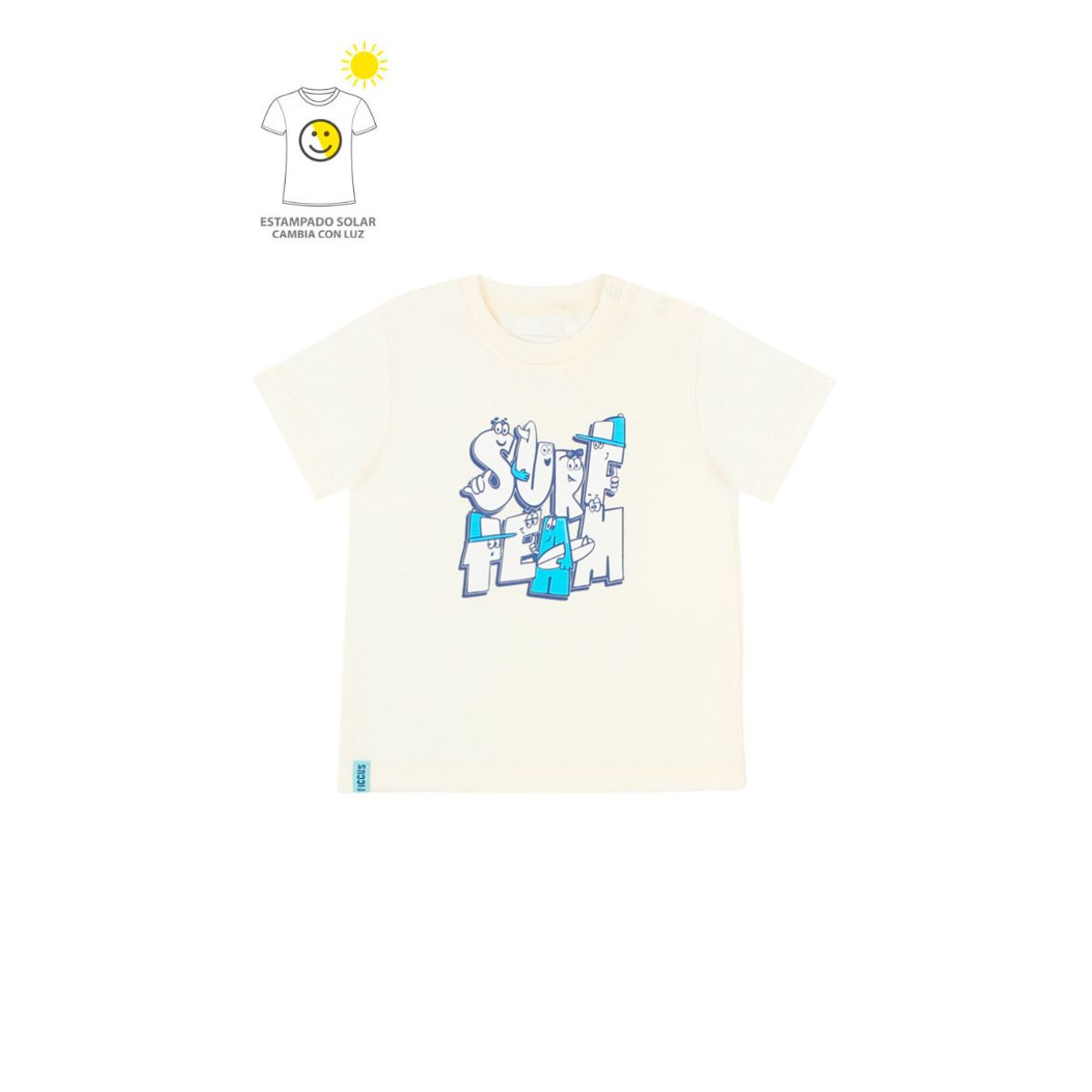 FICCUS - Polera Niño Day To Day 2610691 Beige Ficcus