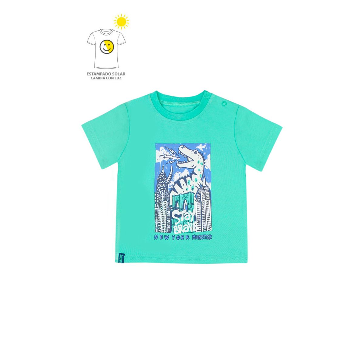 FICCUS - Polera Niño Day To Day 2610691 Beige Ficcus