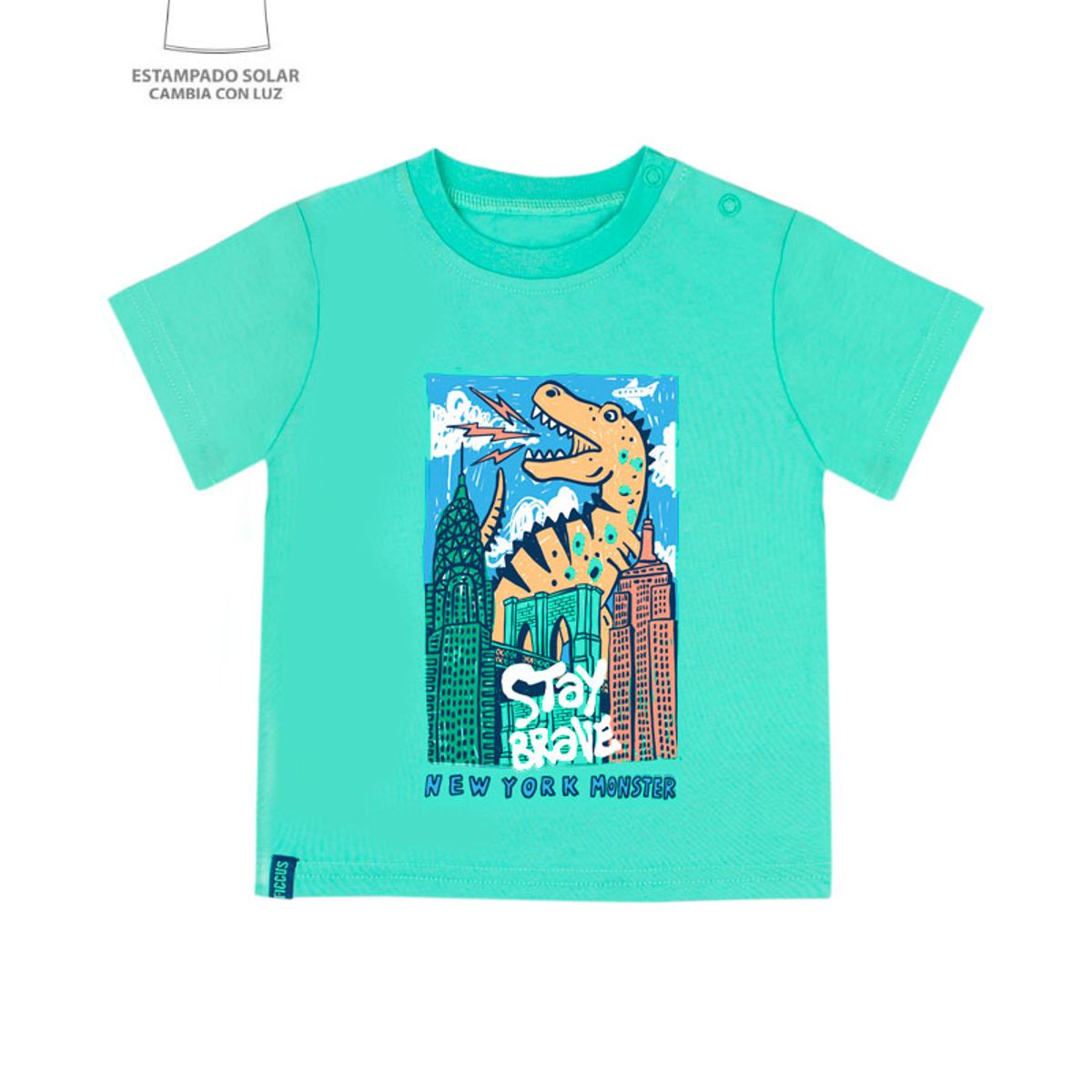 FICCUS - Polera Niño Day To Day 2610691 Beige Ficcus