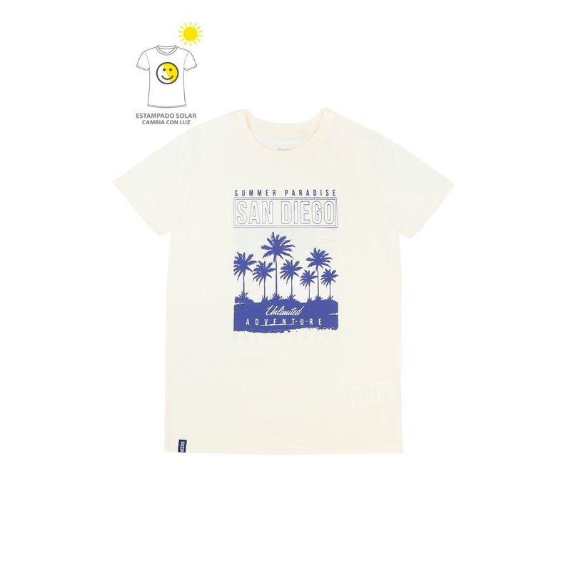 FICCUS - Polera Niño Day To Day 2610691 Beige Ficcus