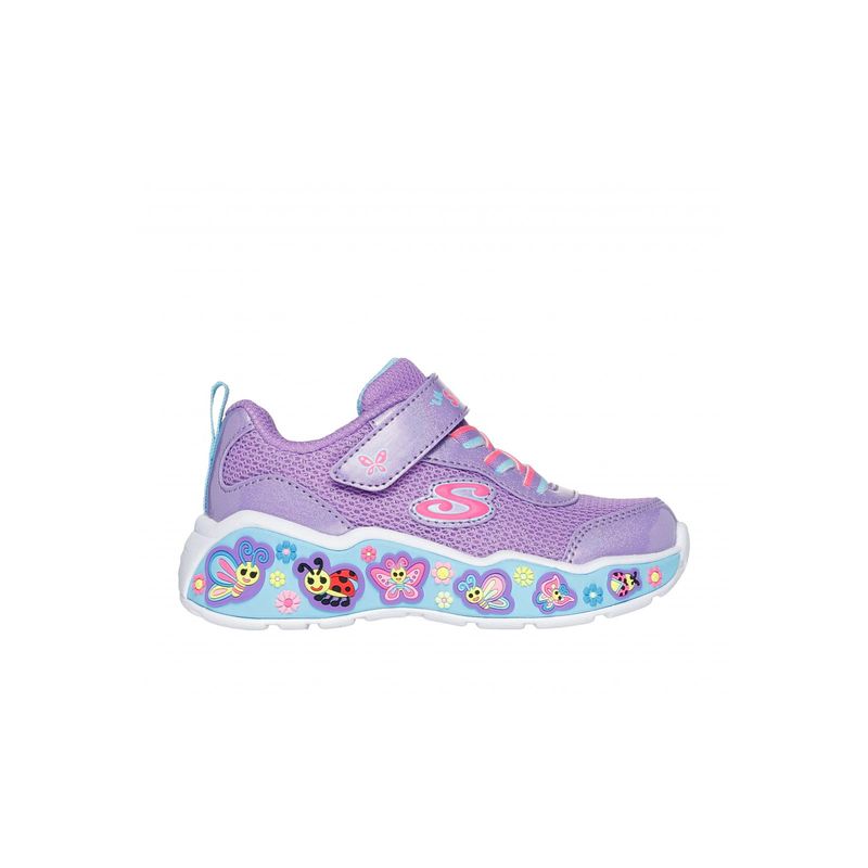 SKECHERS - Zapatillas Niña-Infant PlayScene FunSquad Morado PR Skechers
