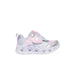 SKECHERS - Zapatillas Niña-Infant Heart Lights SM Gris