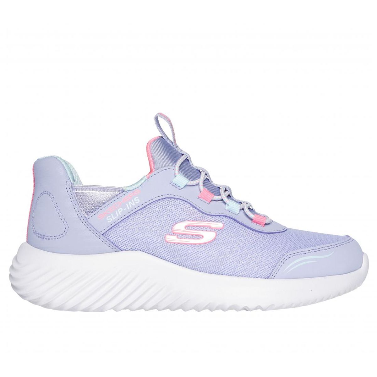 SKECHERS - Zapatillas Niña Slipins Bounder Simple Cute Morado Skechers