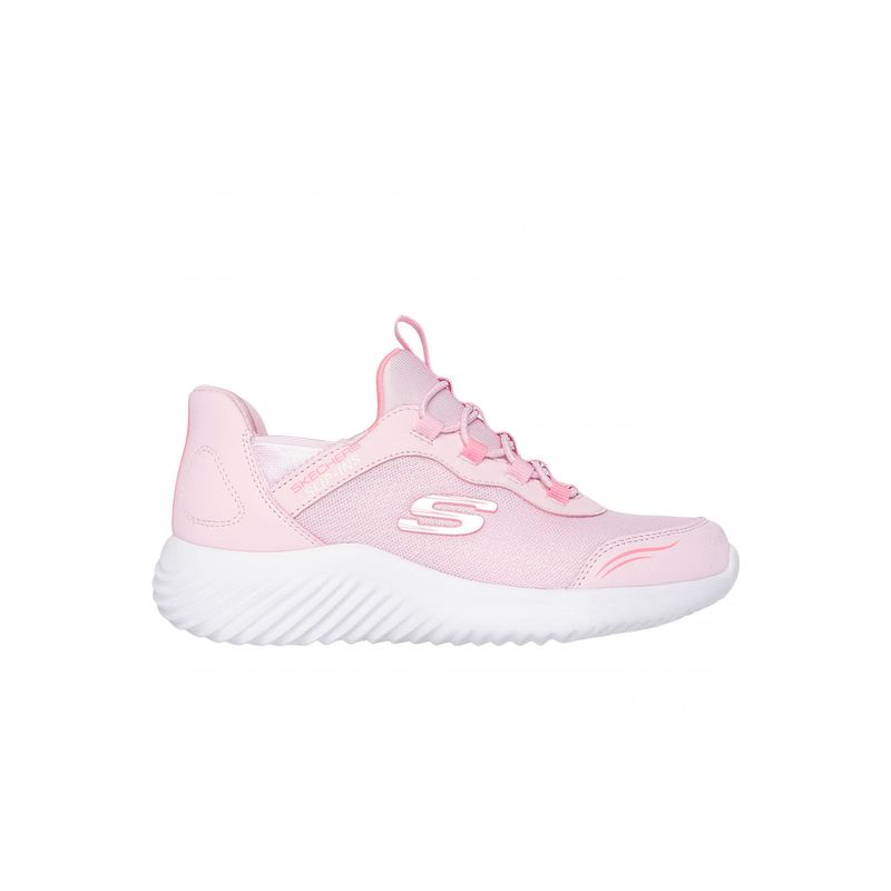 SKECHERS - Zapatillas Niña Slip-ins Bounder Simple Cute Rosado Skechers