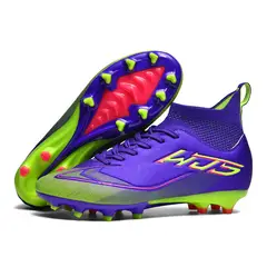 DANWEILE - Zapatillas de entrenamiento AG con tacos largosadolescente - Morado