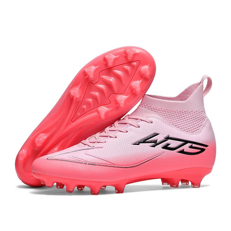 DANWEILE - Zapatillas de entrenamiento AG con tacos largosadolescente - Rosa