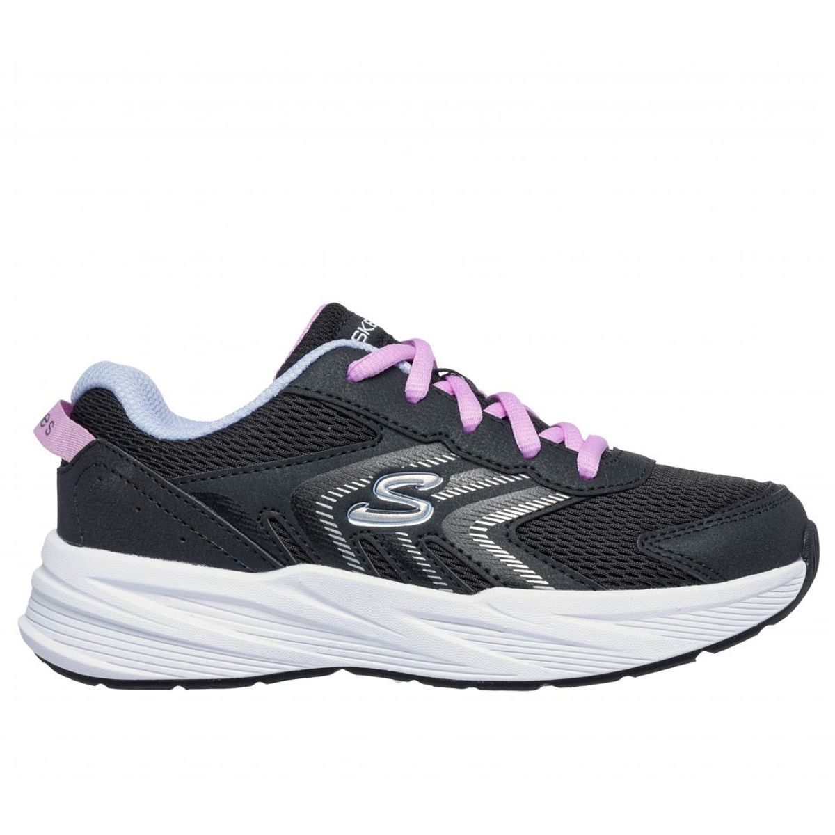 SKECHERS - Zapatillas Niña Microspec Tread Negro BK Skechers