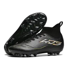 DANWEILE - Zapatillas de entrenamiento AG con tacos largosadolescente - Negro