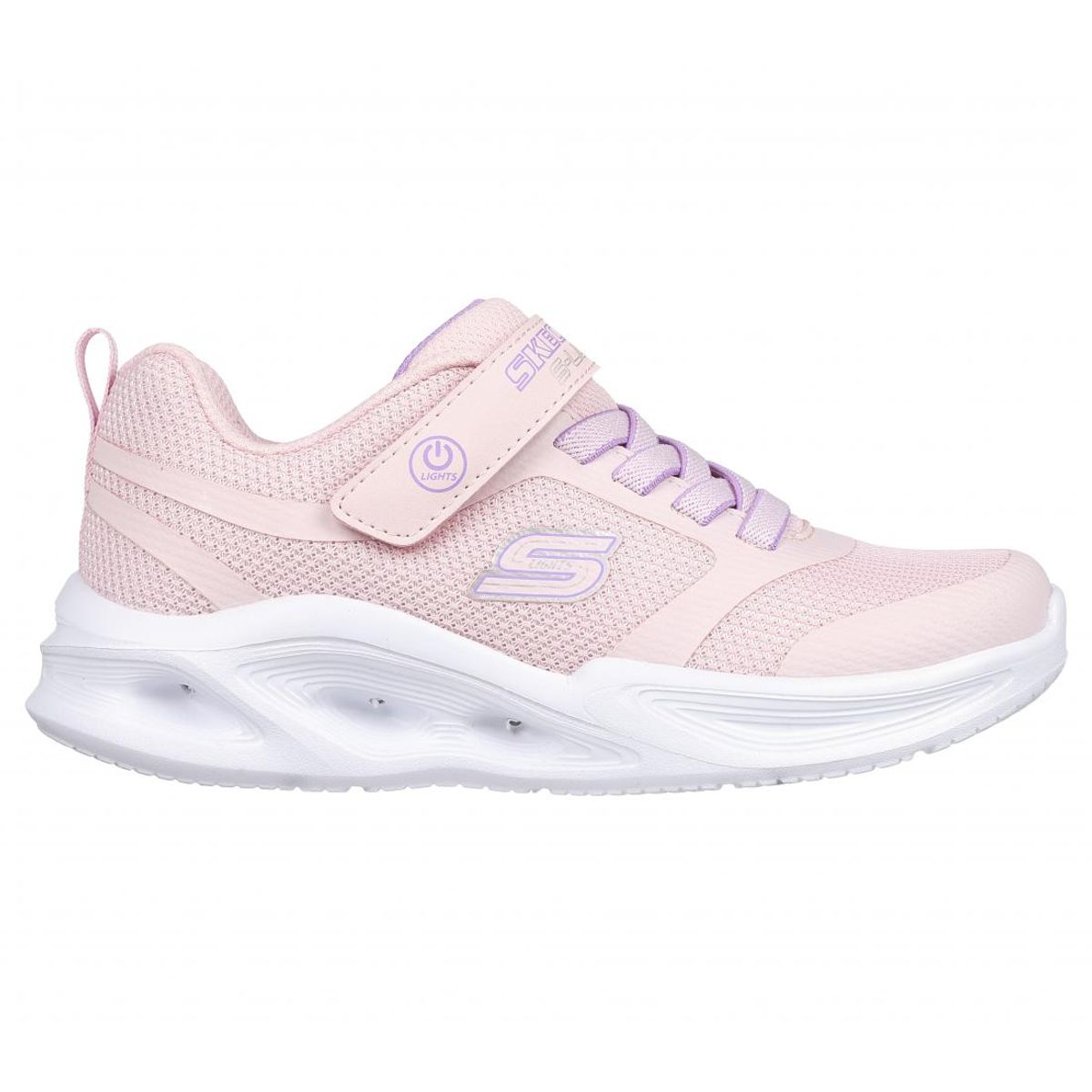SKECHERS - Zapatillas Niña Skechers Sola Glow Rosado PK Skechers